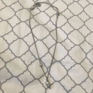 Juicy couture silver necklace